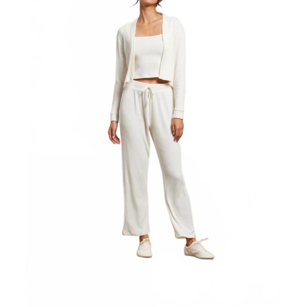 NEW PERFECTWHITETEE remi drawstring pants in sugar
